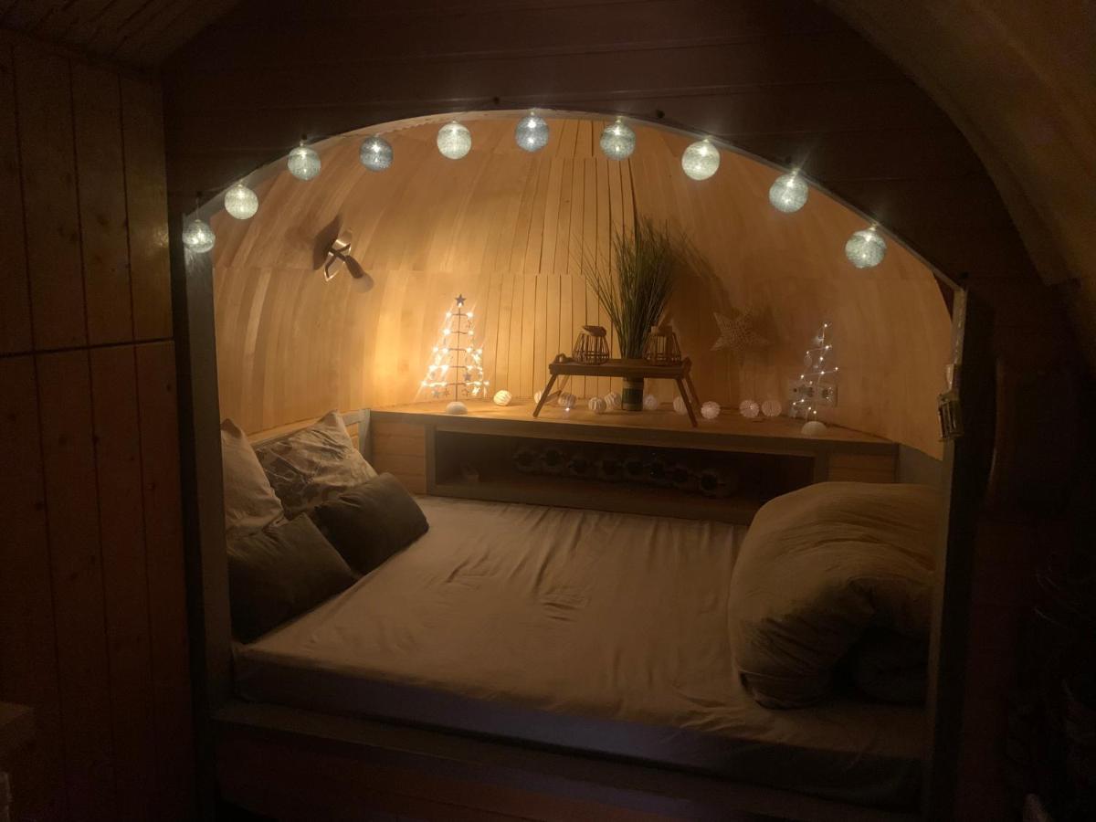 Cabane En Bois Avec Bain Nordique Et Sauna Marigny  Dış mekan fotoğraf